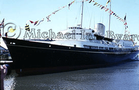 Royal Yacht Britannia at Melbourne 1956